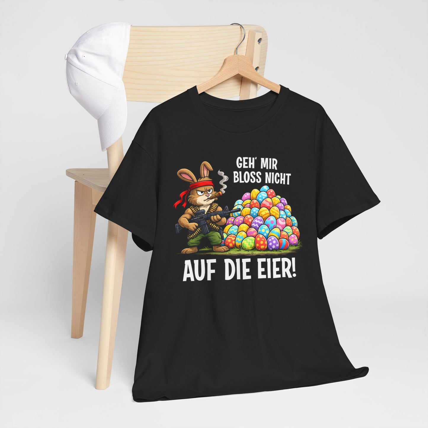 T-Shirt (bis 5XL) Geh' mir bloss nicht auf die Eier