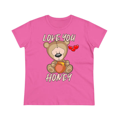 Damen T-Shirt Love you Honey
