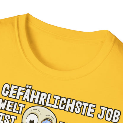 T-Shirt Der gefährlichste Job ist Rentner