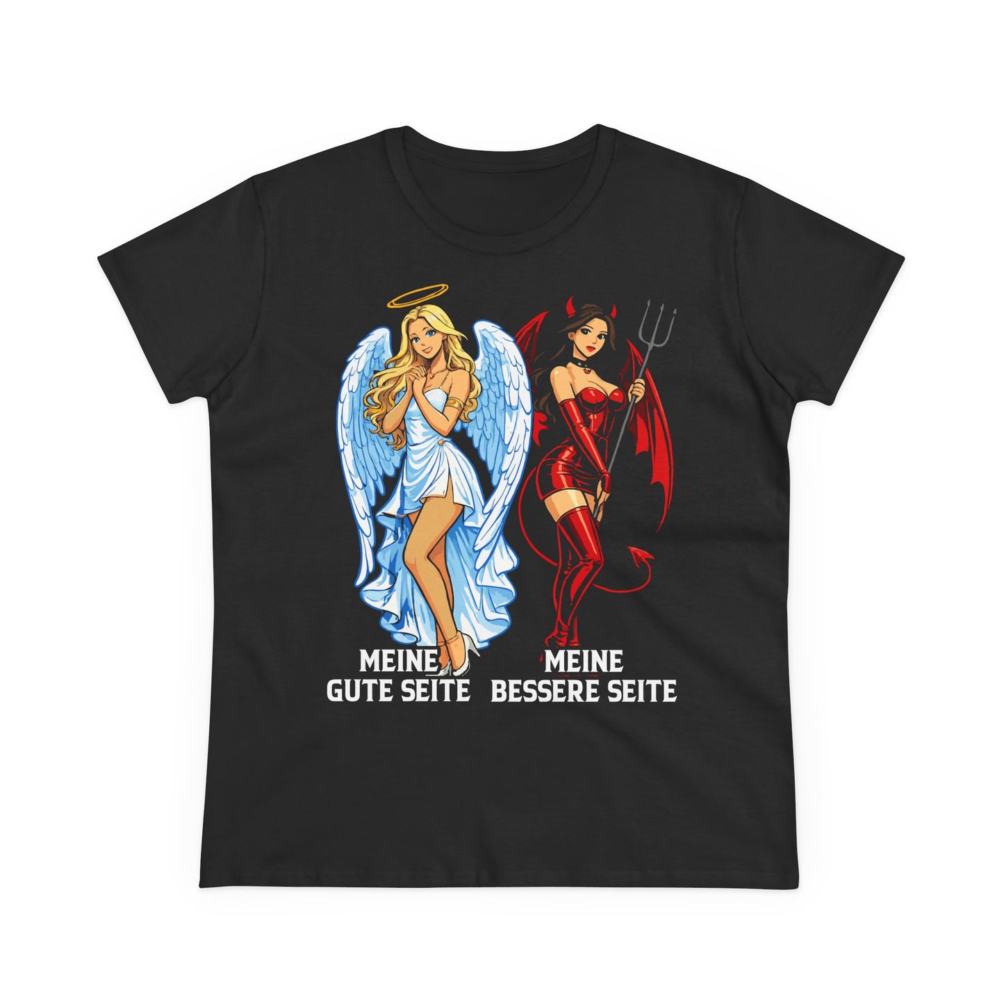 Damen T-Shirt Meine gute Seite - Meine bessere Seite