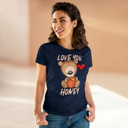Damen T-Shirt Love you Honey