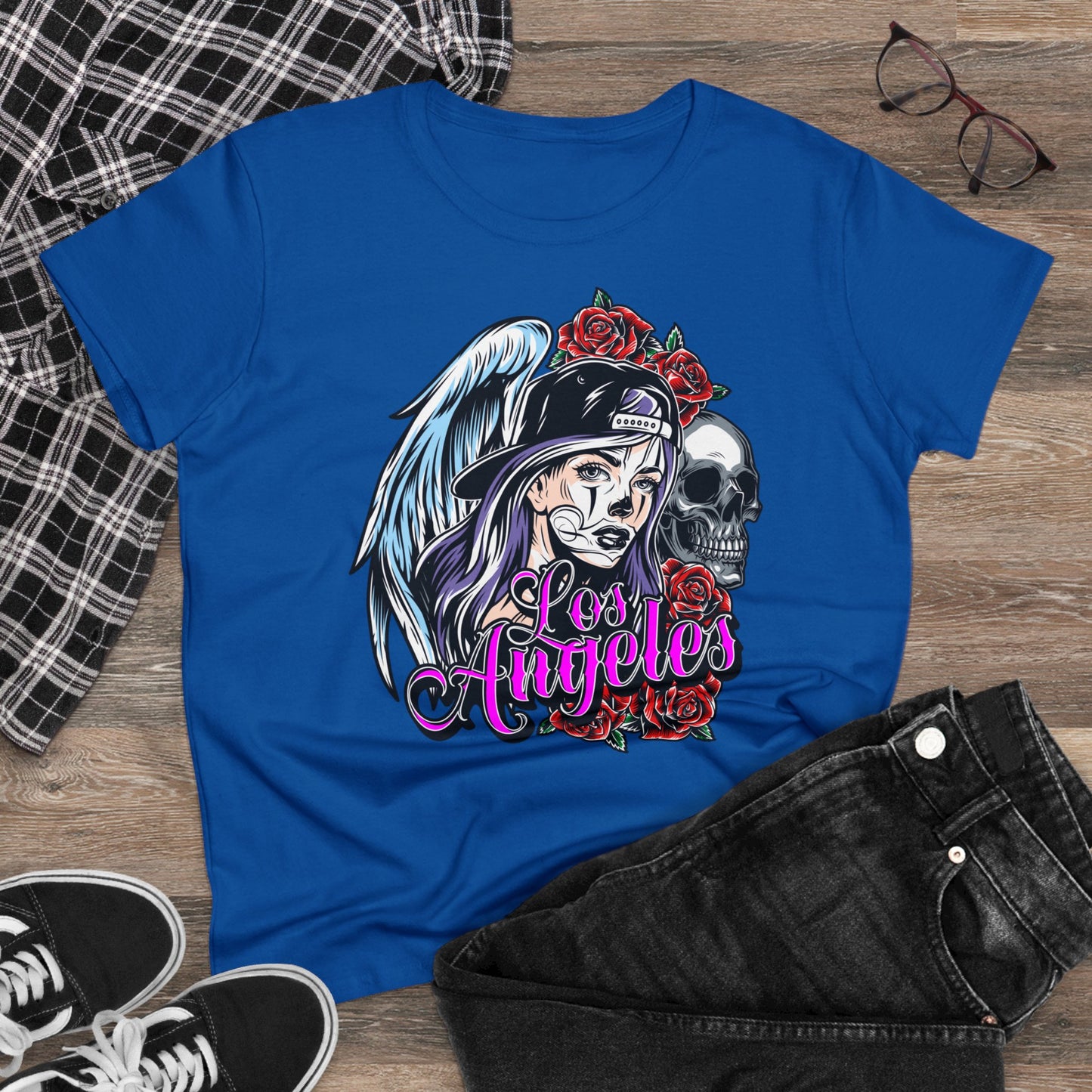 Damen T-Shirt Los Angeles