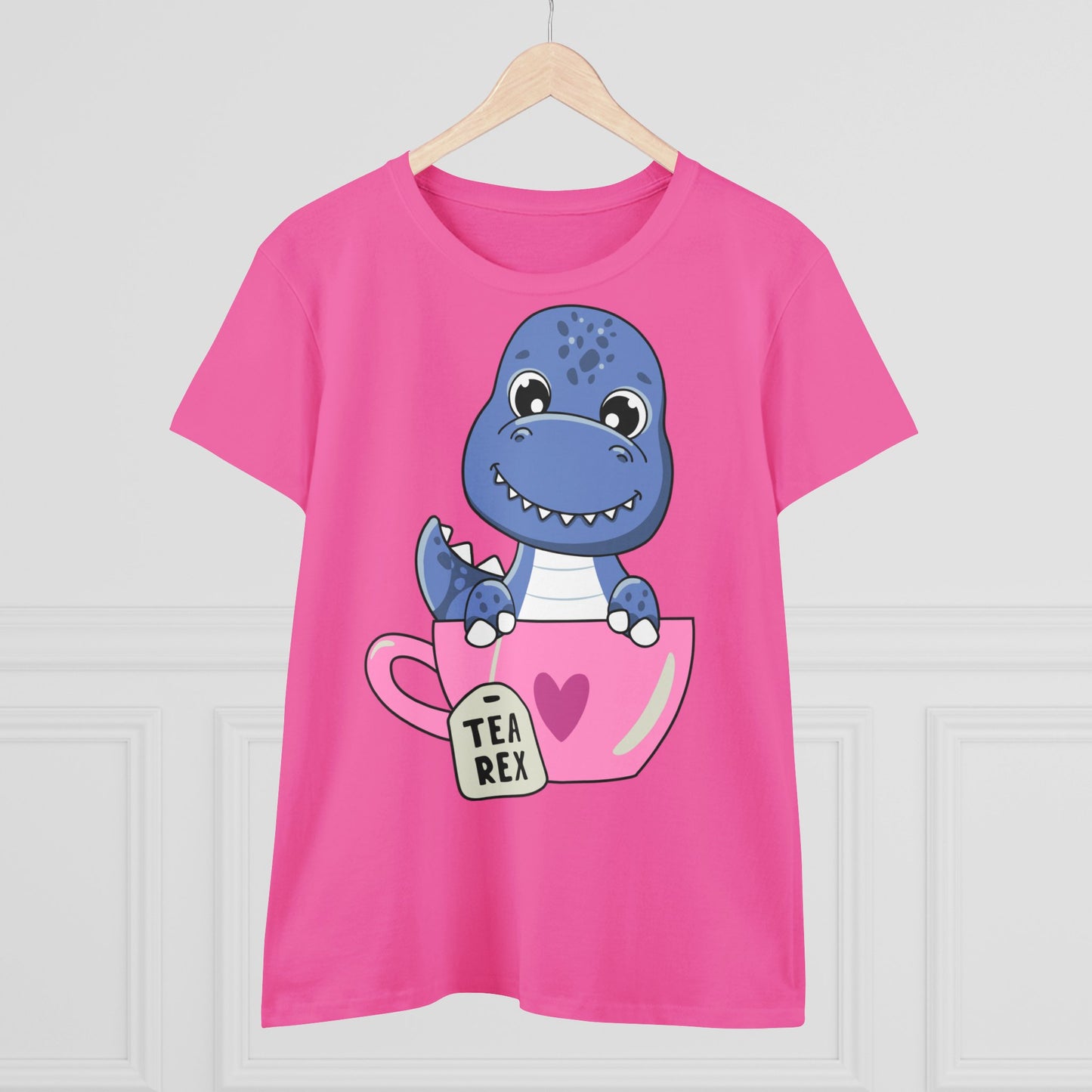 Damen T-Shirt Tea Rex