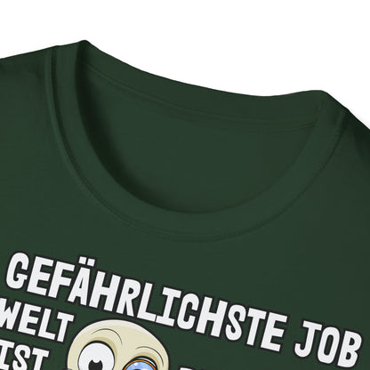 T-Shirt Der gefährlichste Job ist Rentner
