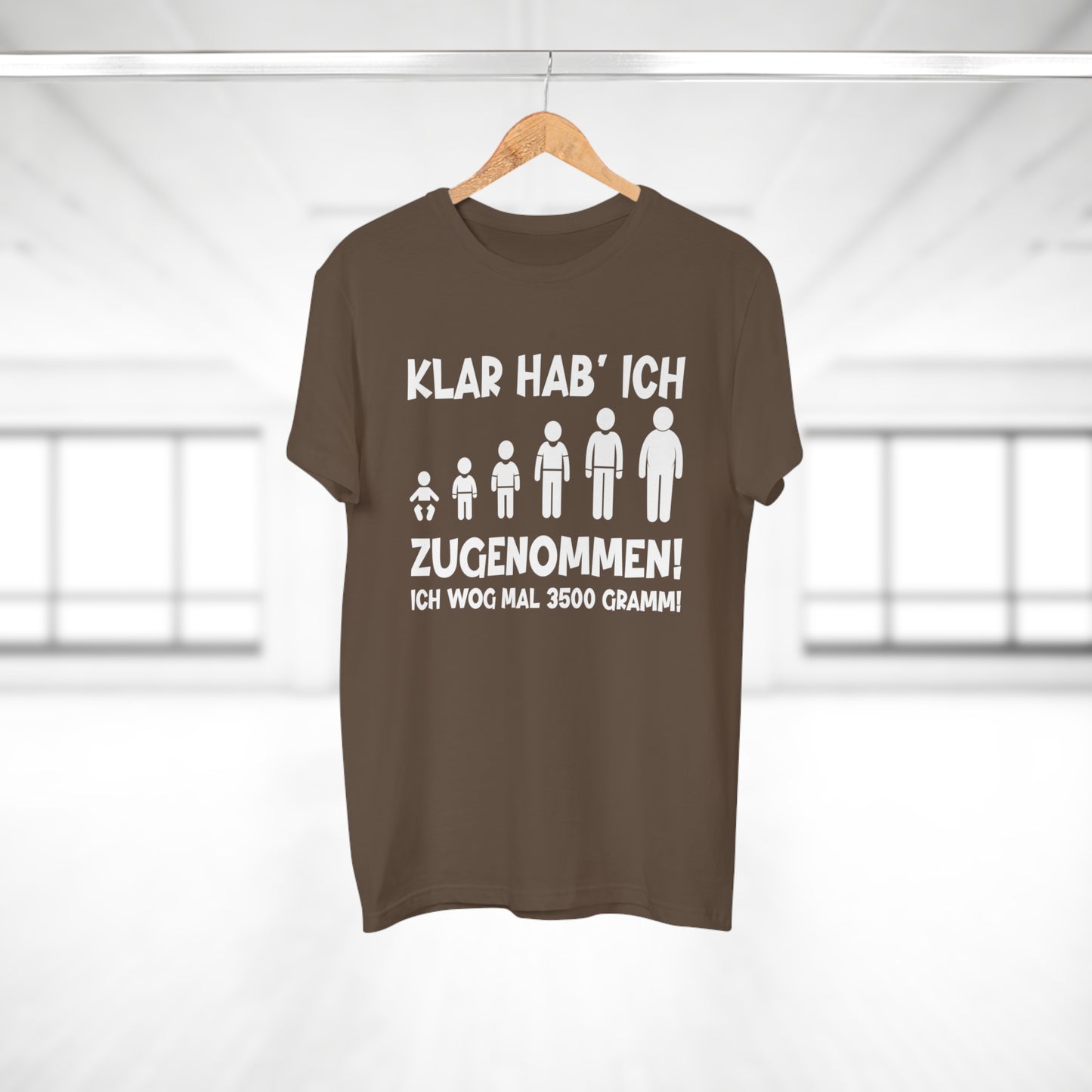 T-Shirt Klar hab' ich zugenommen (bis 5XL)