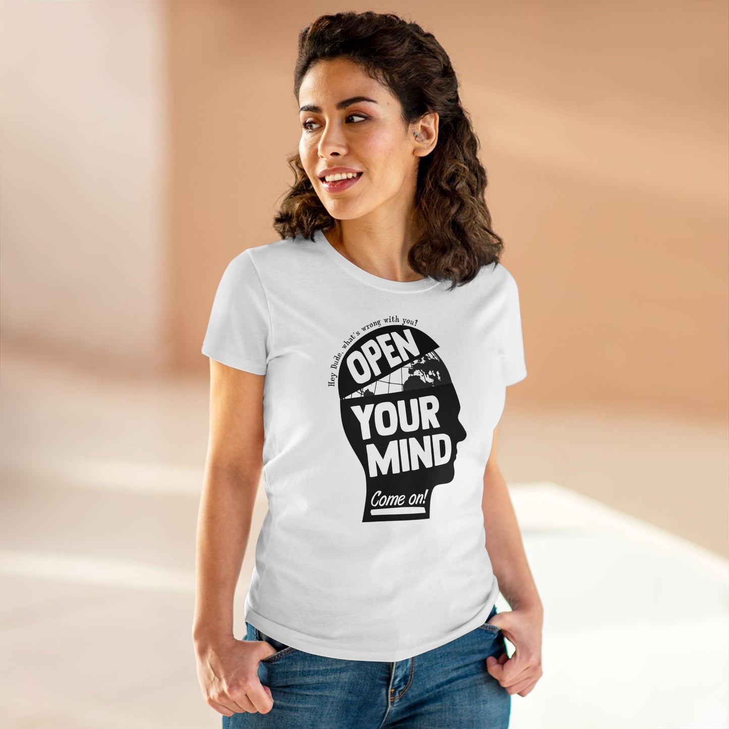 Damen T-Shirt Open your Mind
