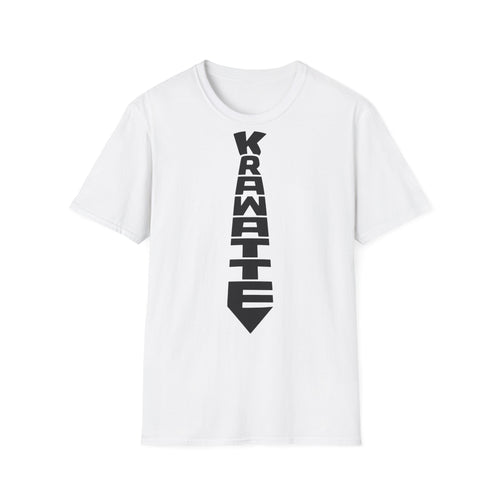 T-Shirt (bis 5XL) Krawatte schwarz