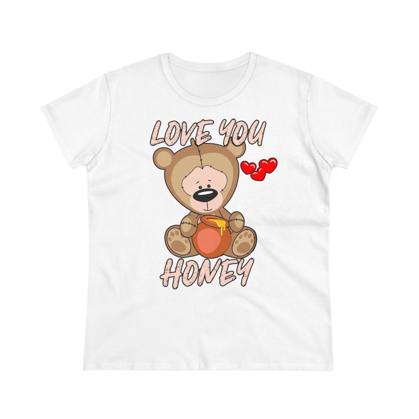Damen T-Shirt Love you Honey