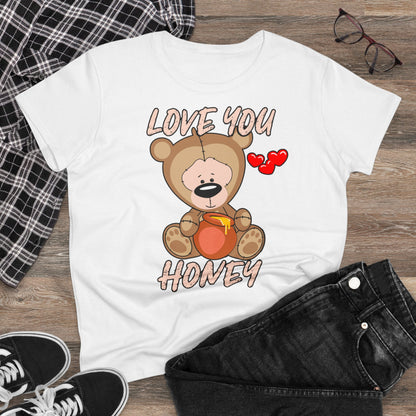 Damen T-Shirt Love you Honey