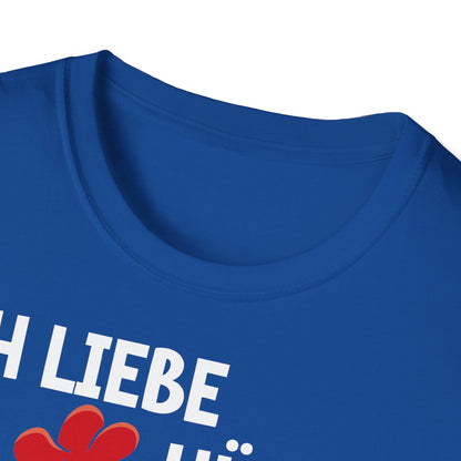 T-Shirt Ich liebe Hühner - die kacken Frühstück