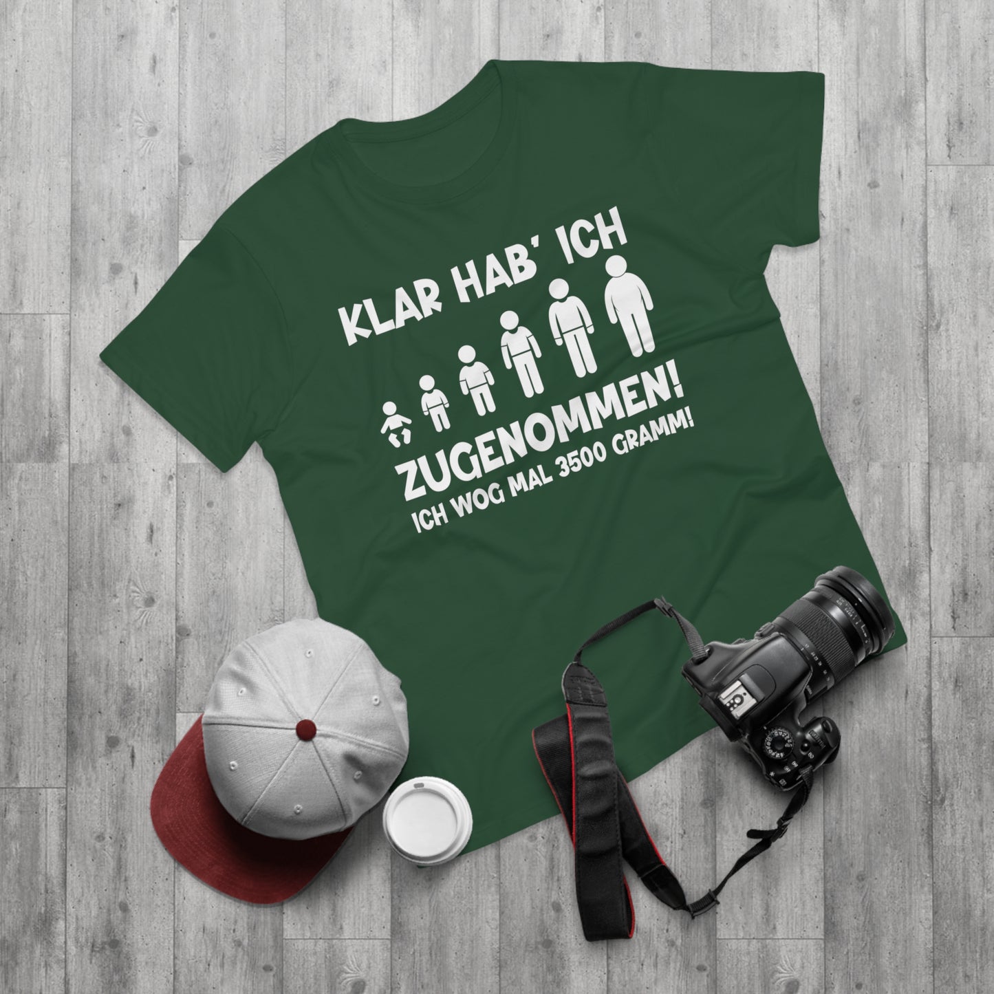 T-Shirt Klar hab' ich zugenommen (bis 5XL)