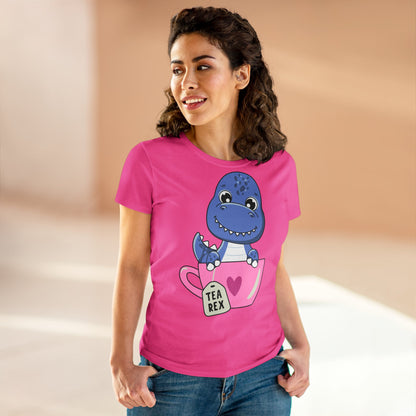 Damen T-Shirt Tea Rex