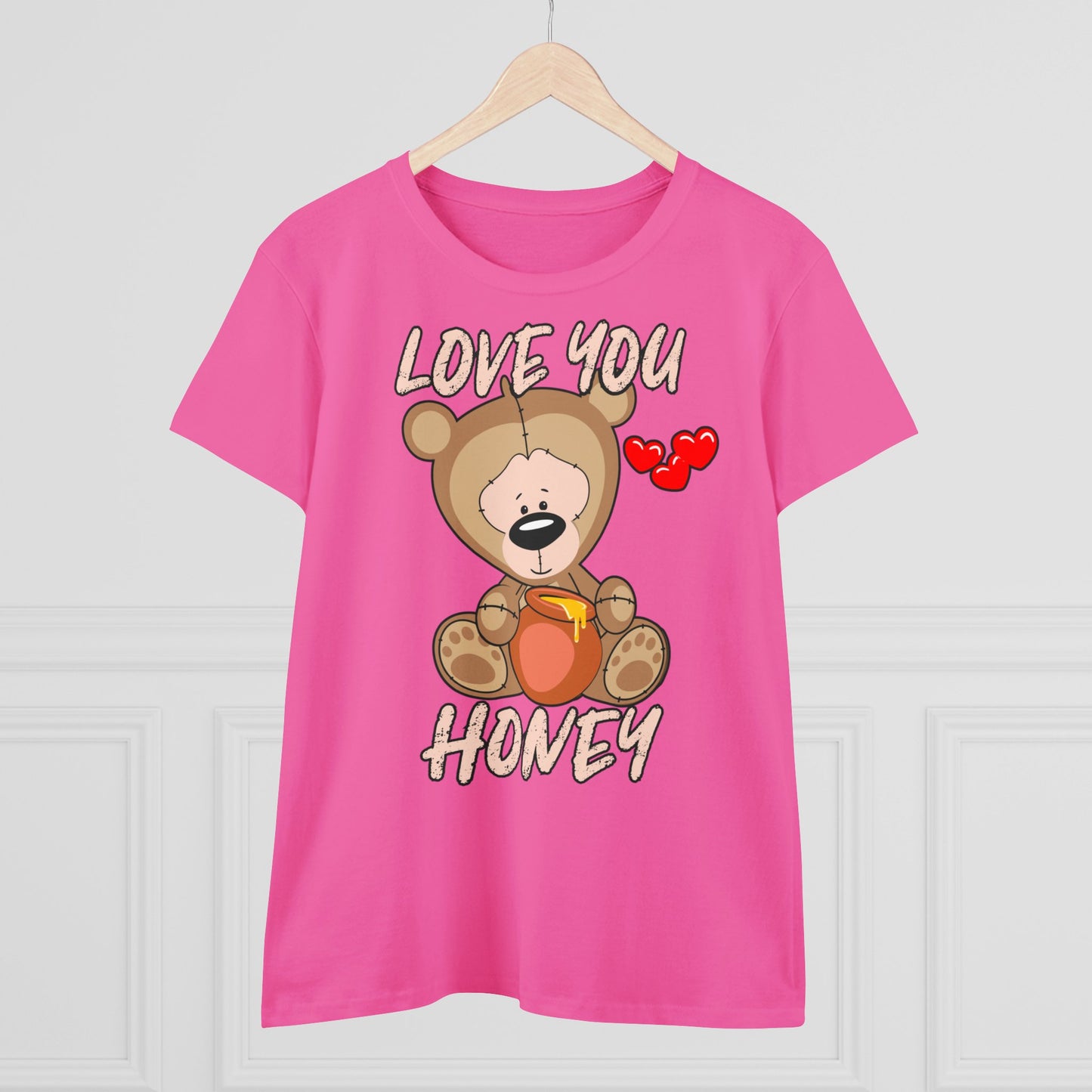 Damen T-Shirt Love you Honey