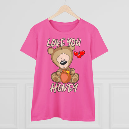 Damen T-Shirt Love you Honey