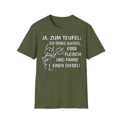 T-Shirt Ja, zum Teufel...Diesel