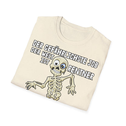 T-Shirt Der gefährlichste Job ist Rentner