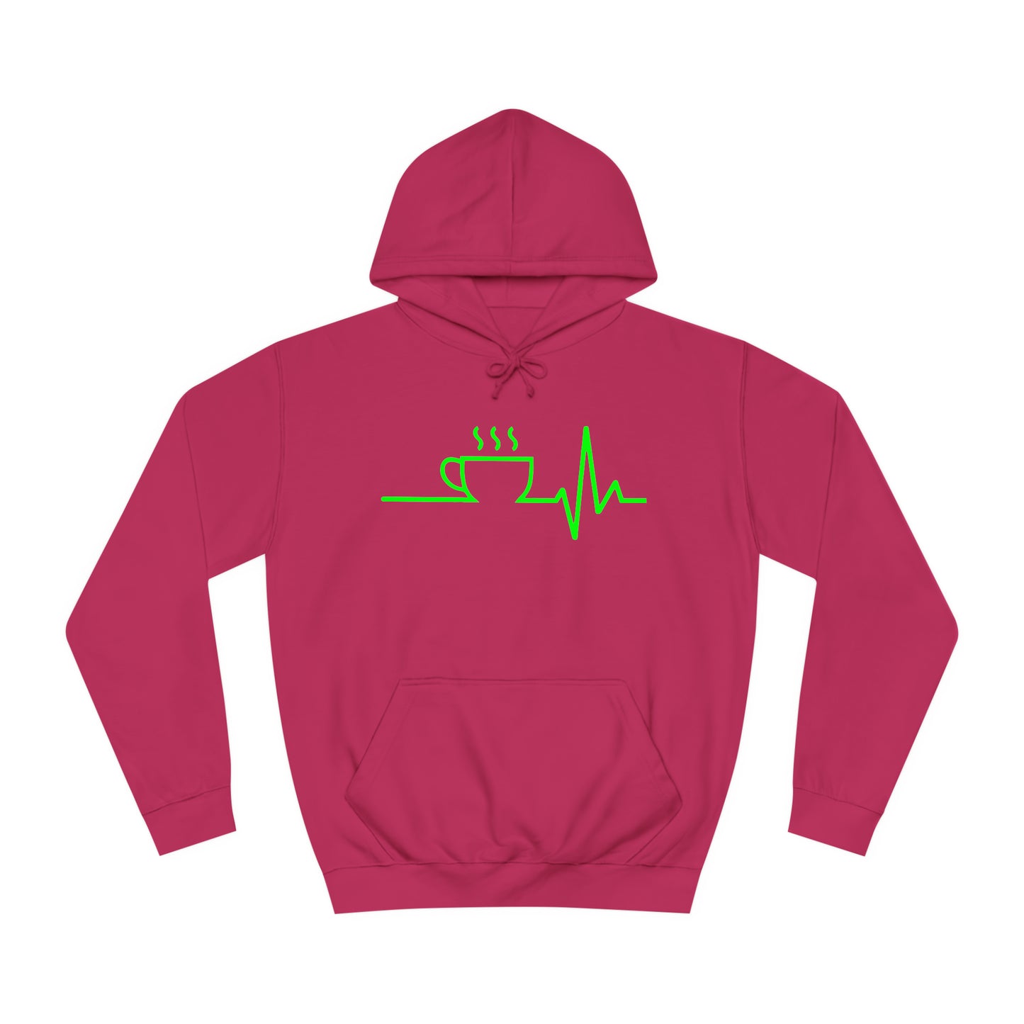 Unisex Hoodie Kaffee EKG