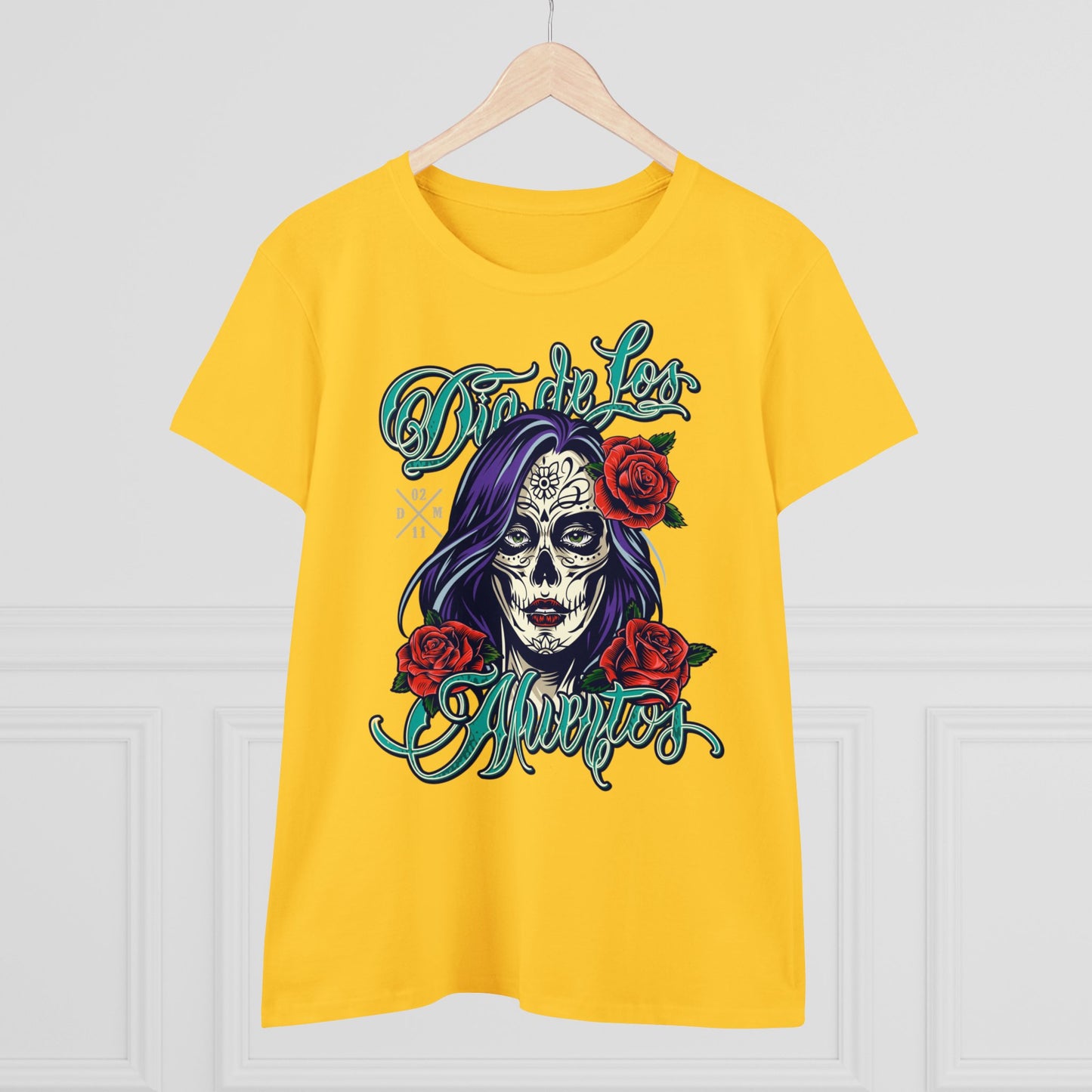 Damen T-Shirt Dia de Los Muertos