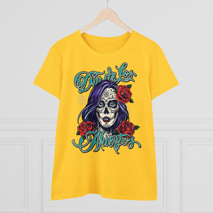 Damen T-Shirt Dia de Los Muertos