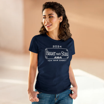 Damen T-Shirt Bauer macht Stau