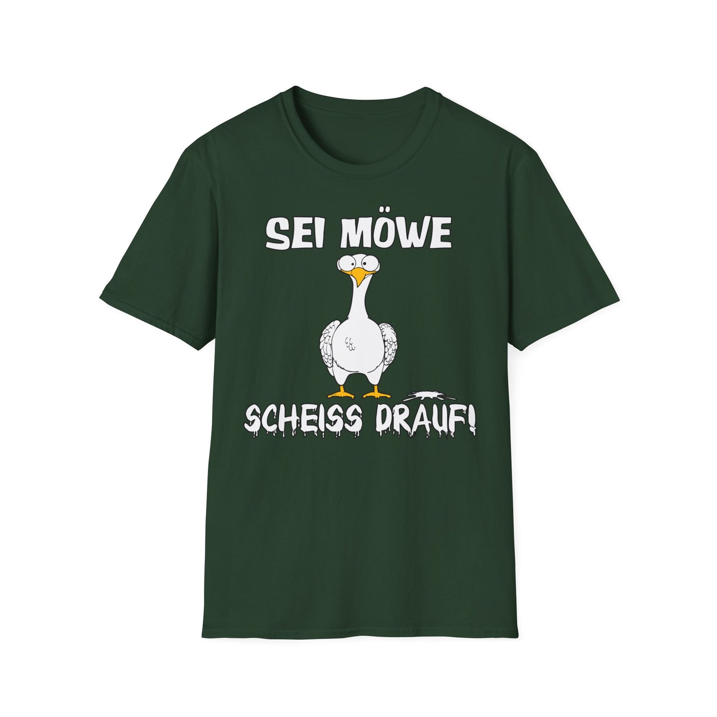 T-Shirt Sei Möwe scheiss drauf