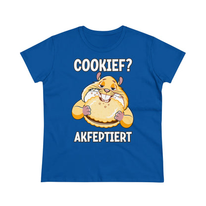 Damen T-Shirt Cookief akfeptiert