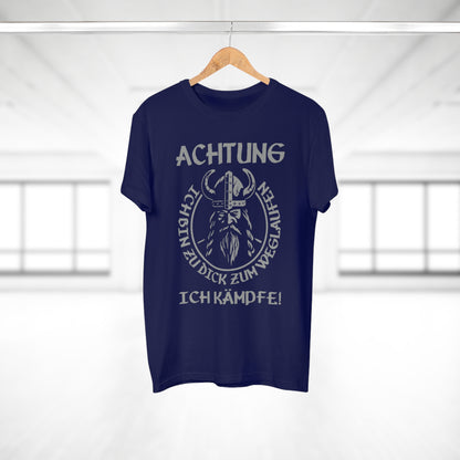 T-Shirt Achtung - Ich bin zu Dick zum weglaufen (bis 5XL)