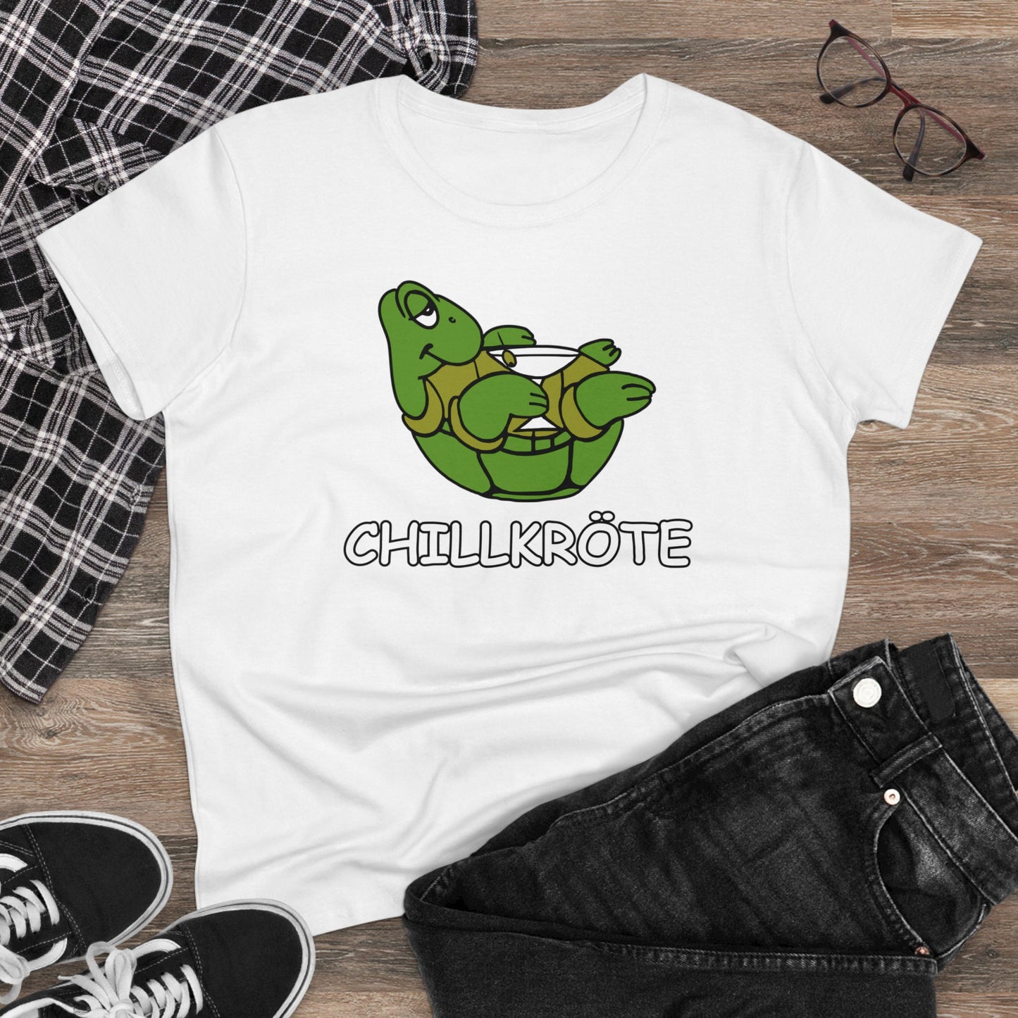 Damen T-Shirt Chillkröte