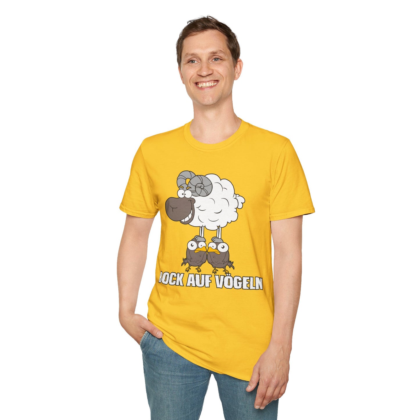 T-Shirt Bock auf Vögeln