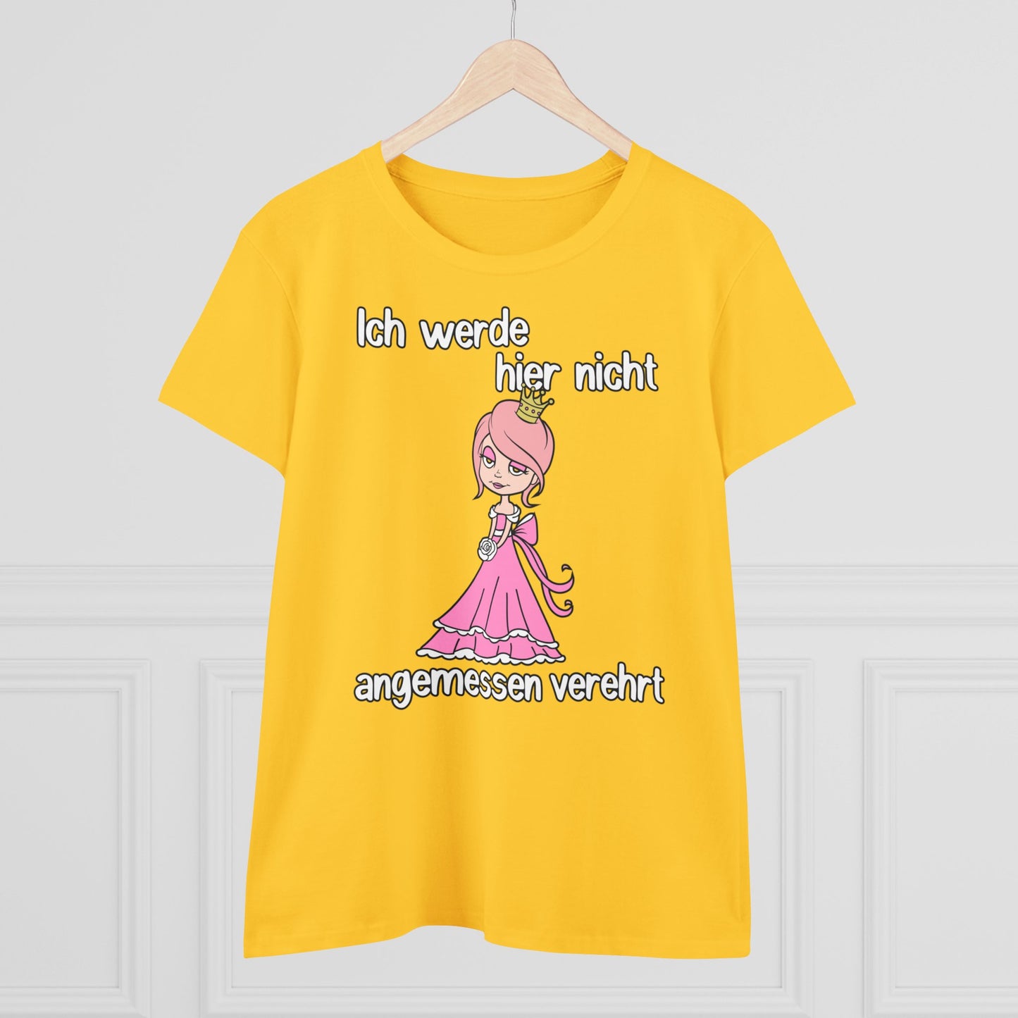 Damen T-Shirt Nicht angemessen verehrt