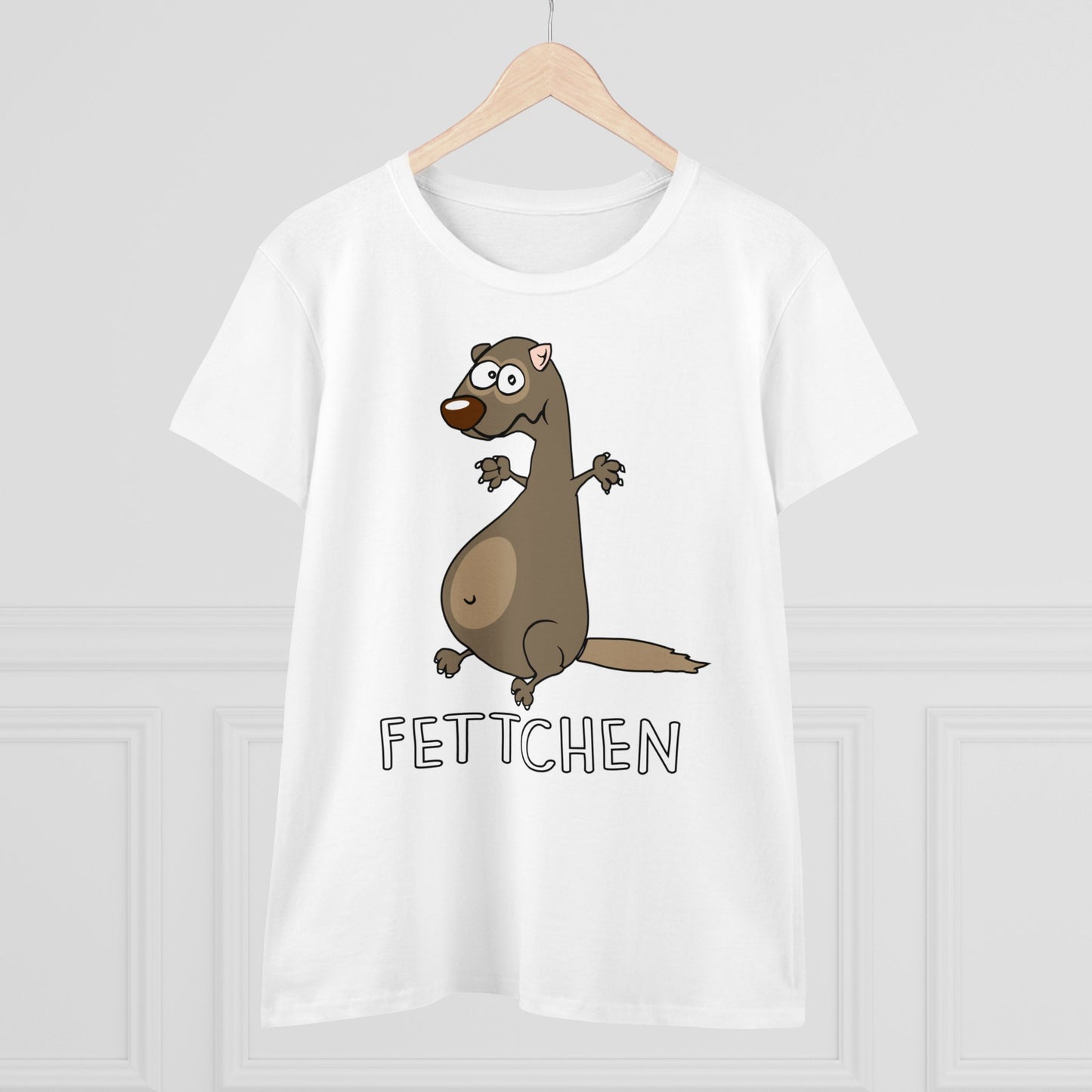 Damen T-Shirt Fettchen