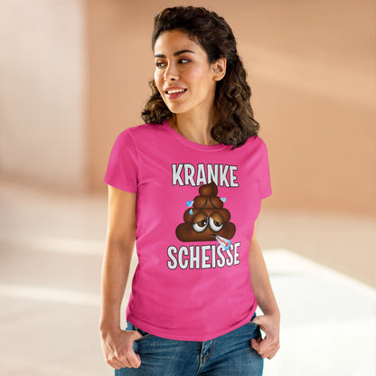 Damen T-Shirt Kranke Scheisse