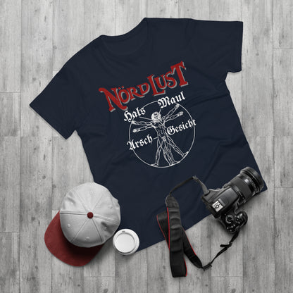 T-Shirt (bis 5XL) NördLust Hals Maul Arsch Gesicht