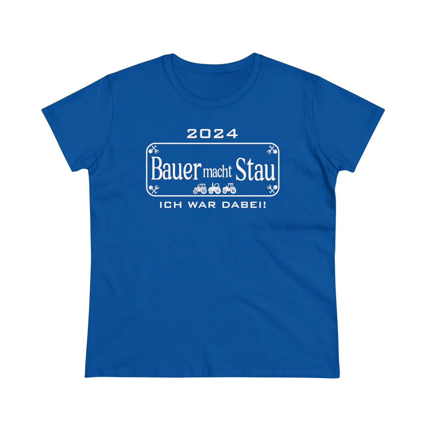 Damen T-Shirt Bauer macht Stau