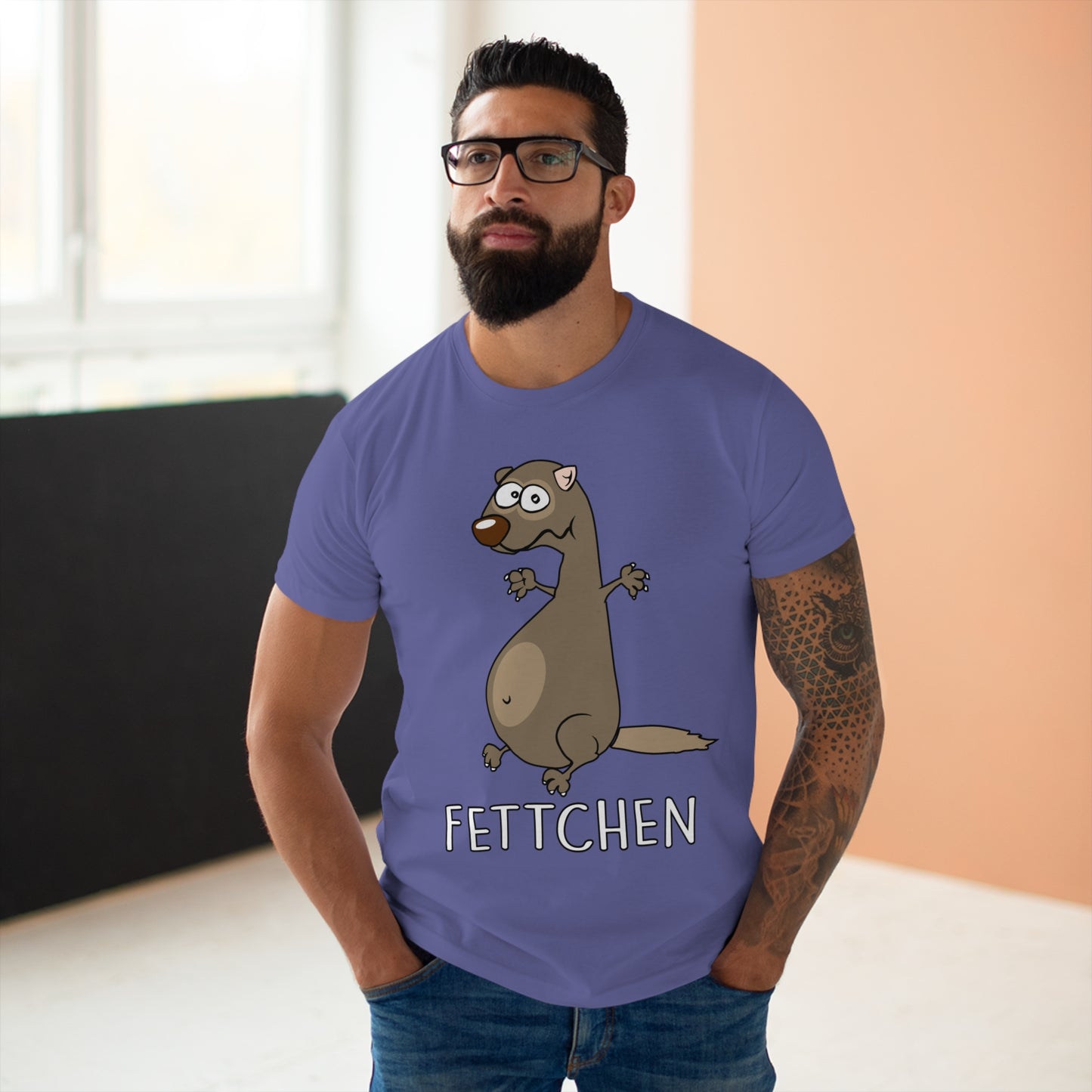 T-shirt Fettchen (bis 5XL)