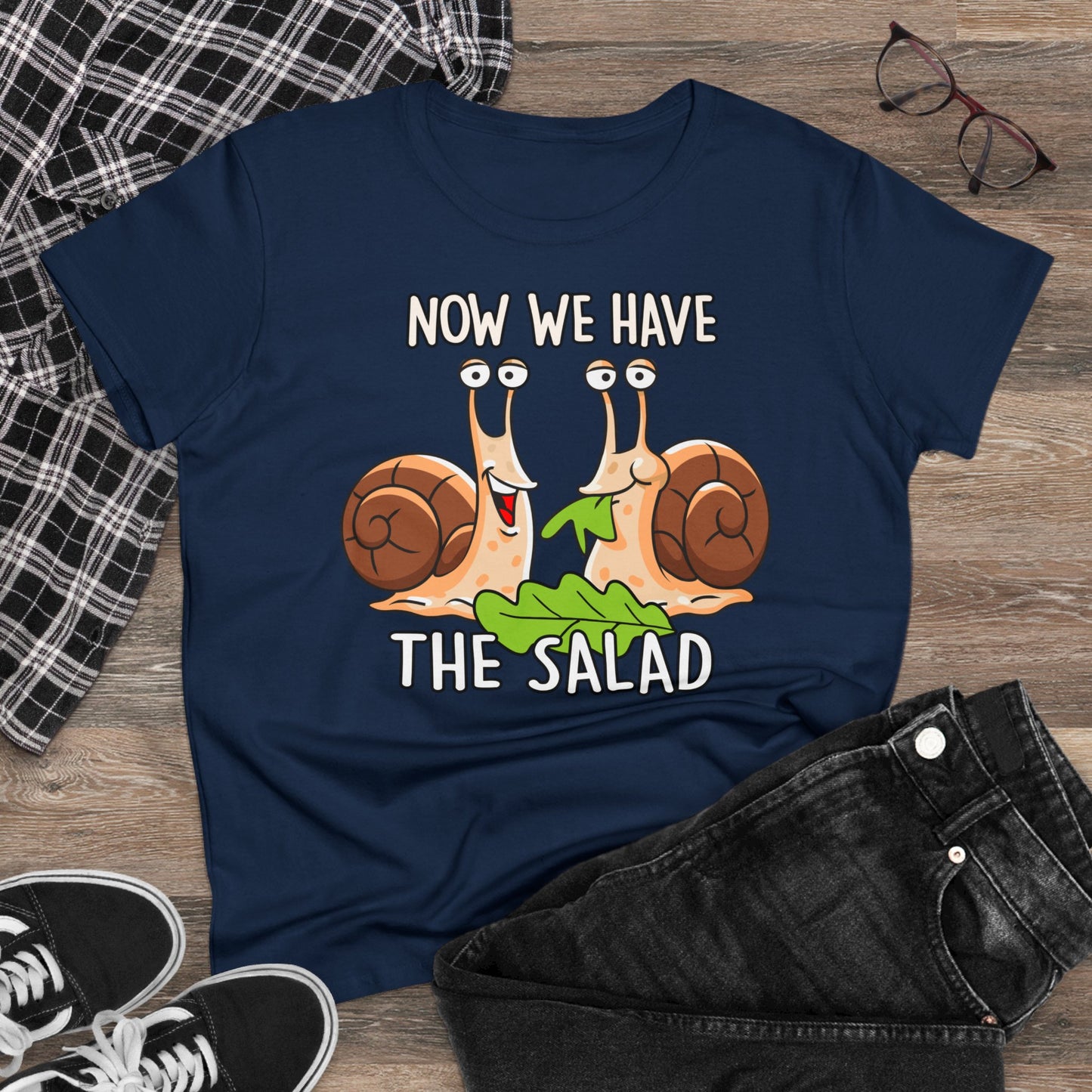 Damen T-Shirt Now we have the Salad