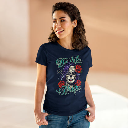 Damen T-Shirt Dia de Los Muertos