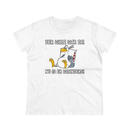 Damen T-Shirt Der Wille war da