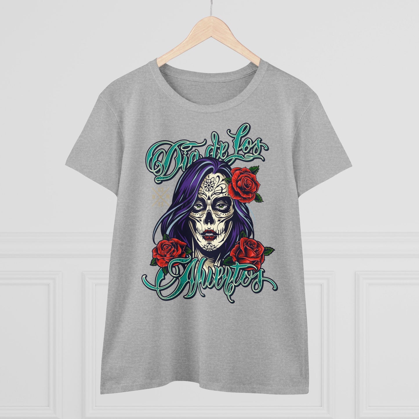 Damen T-Shirt Dia de Los Muertos