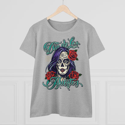 Damen T-Shirt Dia de Los Muertos