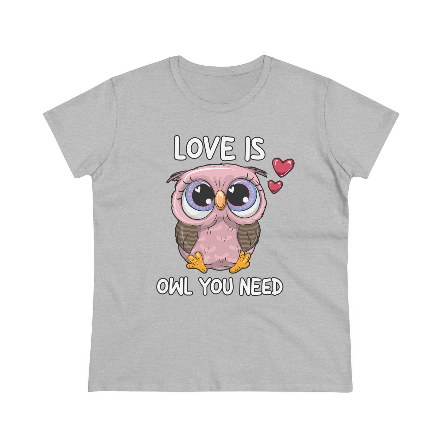 Damen T-Shirt Love is Owl you need