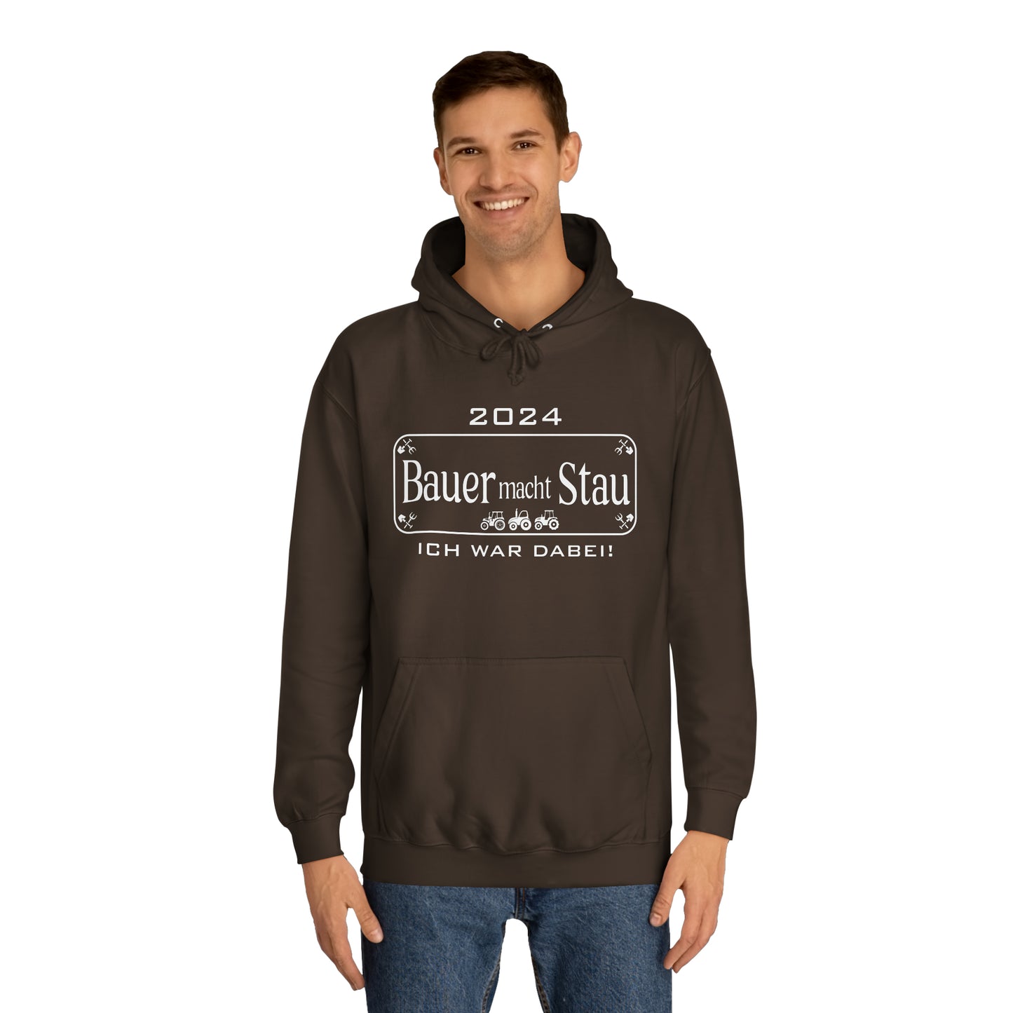Unisex Hoodie Bauer macht Stau
