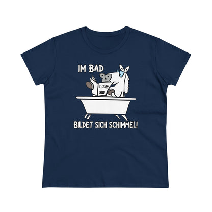 Damen T-Shirt Im Bad bildet sich Schimmel