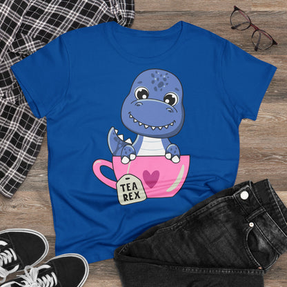Damen T-Shirt Tea Rex