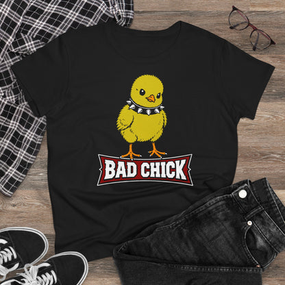 Damen T-Shirt Bad Chick