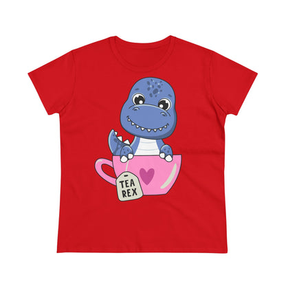 Damen T-Shirt Tea Rex