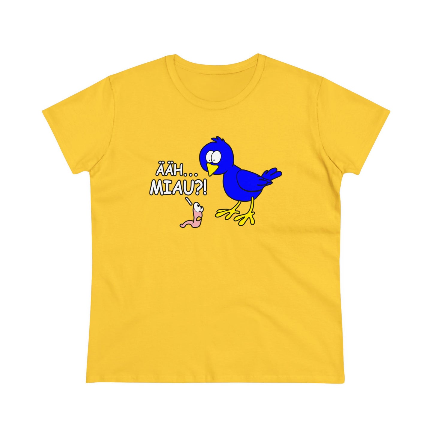 Damen T-Shirt Ääh Miau