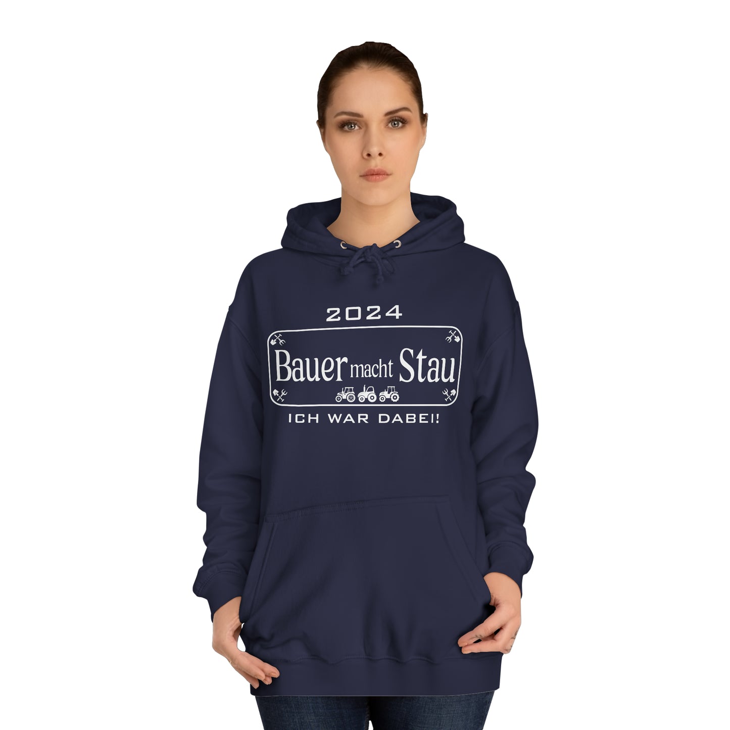 Unisex Hoodie Bauer macht Stau