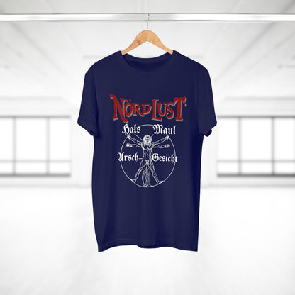 T-Shirt (bis 5XL) NördLust Hals Maul Arsch Gesicht