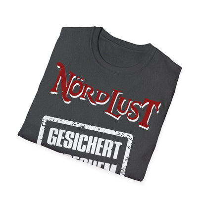 T-Shirt NördLust Gesichert unbequem (Stempel)